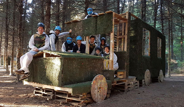 Terrain de paintball près de Roubaix